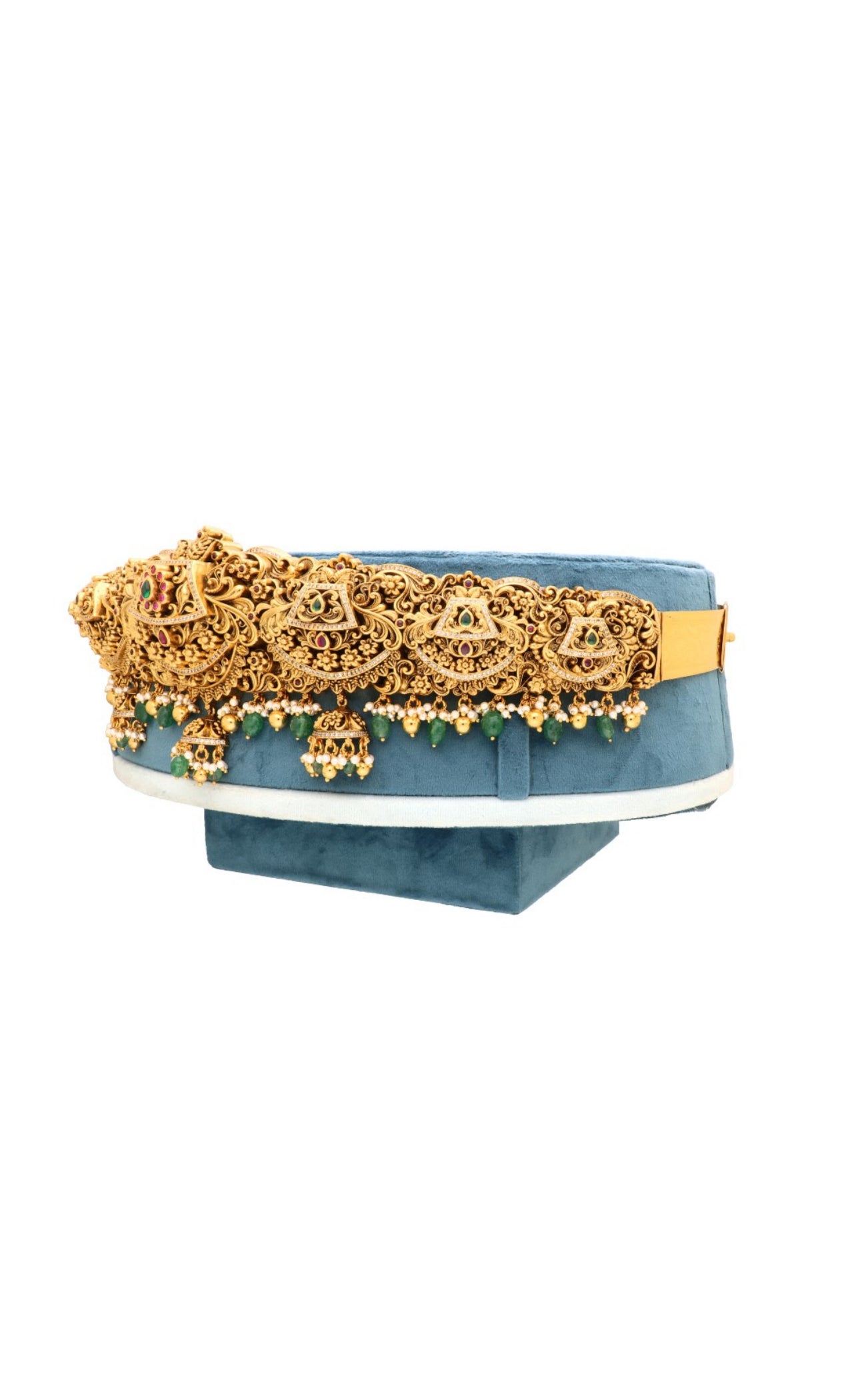 Certified 925 Silver Vaddanam with Fine Chain Detail | Grand Festive Wear