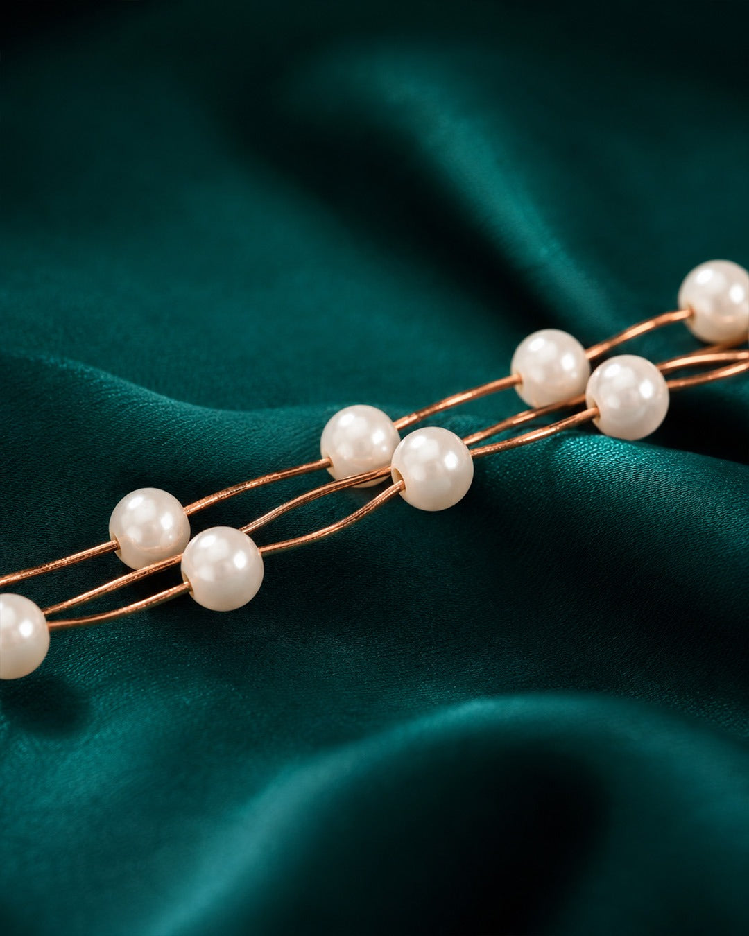 92.5 Pure Silver Pearl Bracelet for Women | Elegant Daily Wear Bracelet