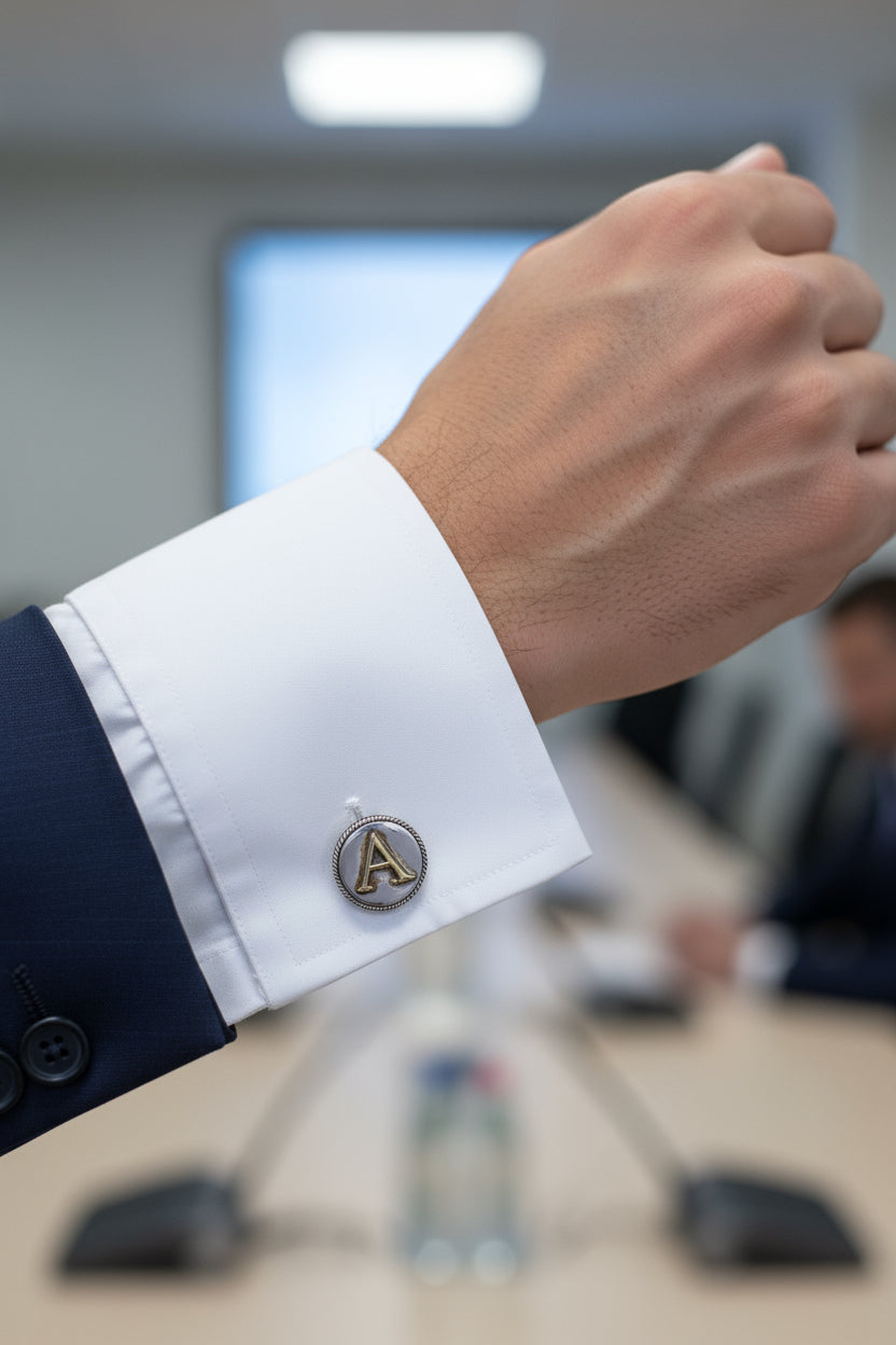Pure 925 Sterling Silver Business Cufflinks - Professional Fidelity