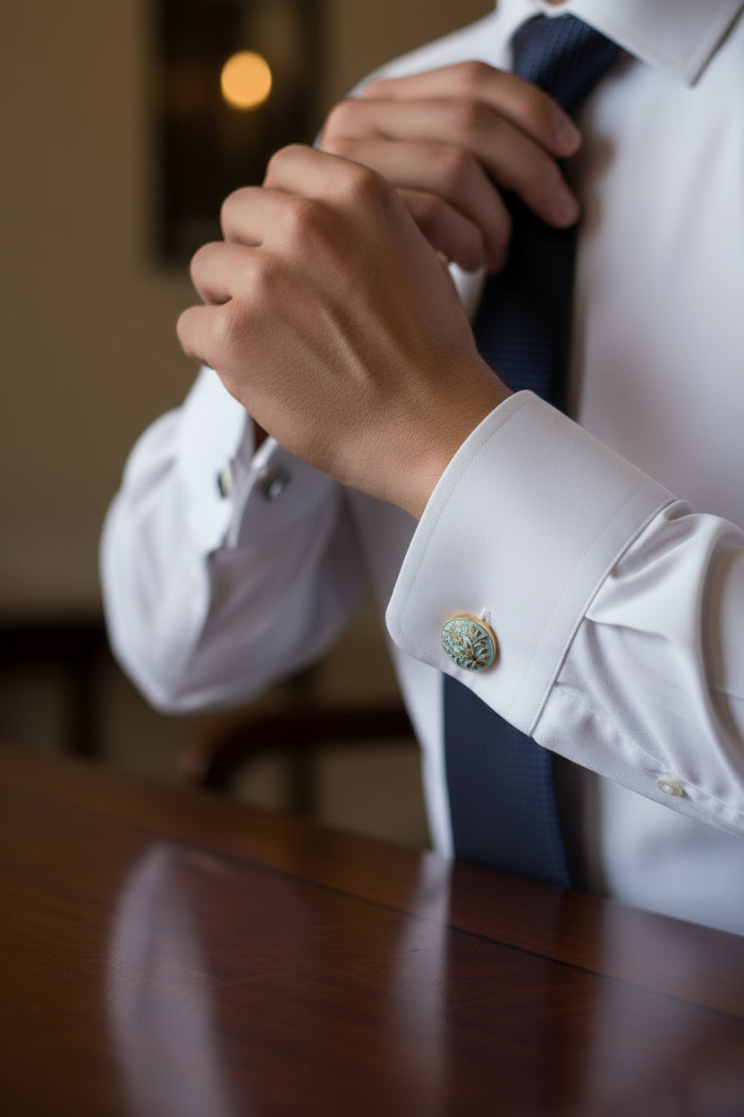 Pure 925 Silver Cufflinks - Classic Square Design Enduring Style