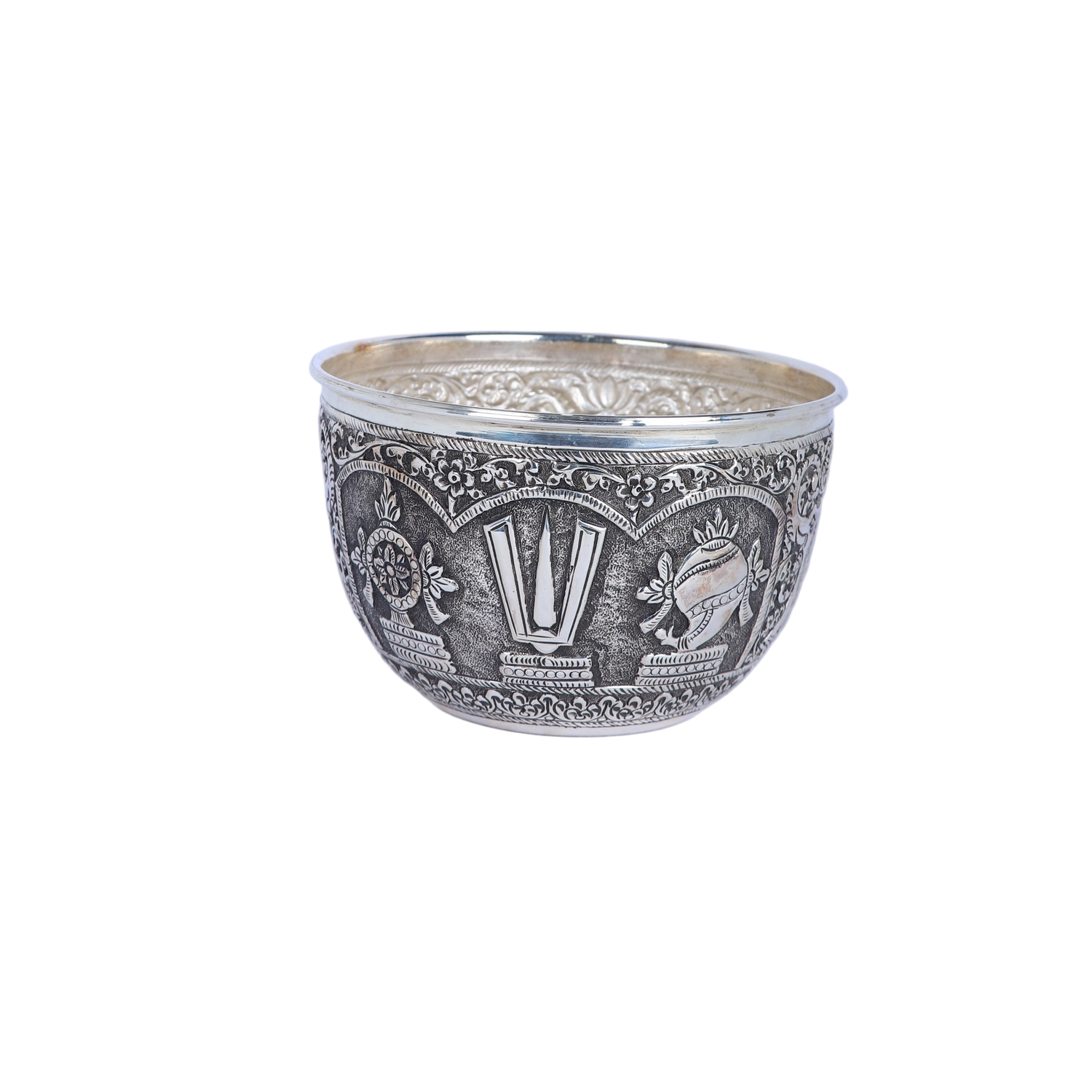 Imperial Nakashi Peacock Bowl – Sacred Vessel of Divine Grace (391g, H:4" W:6.4")