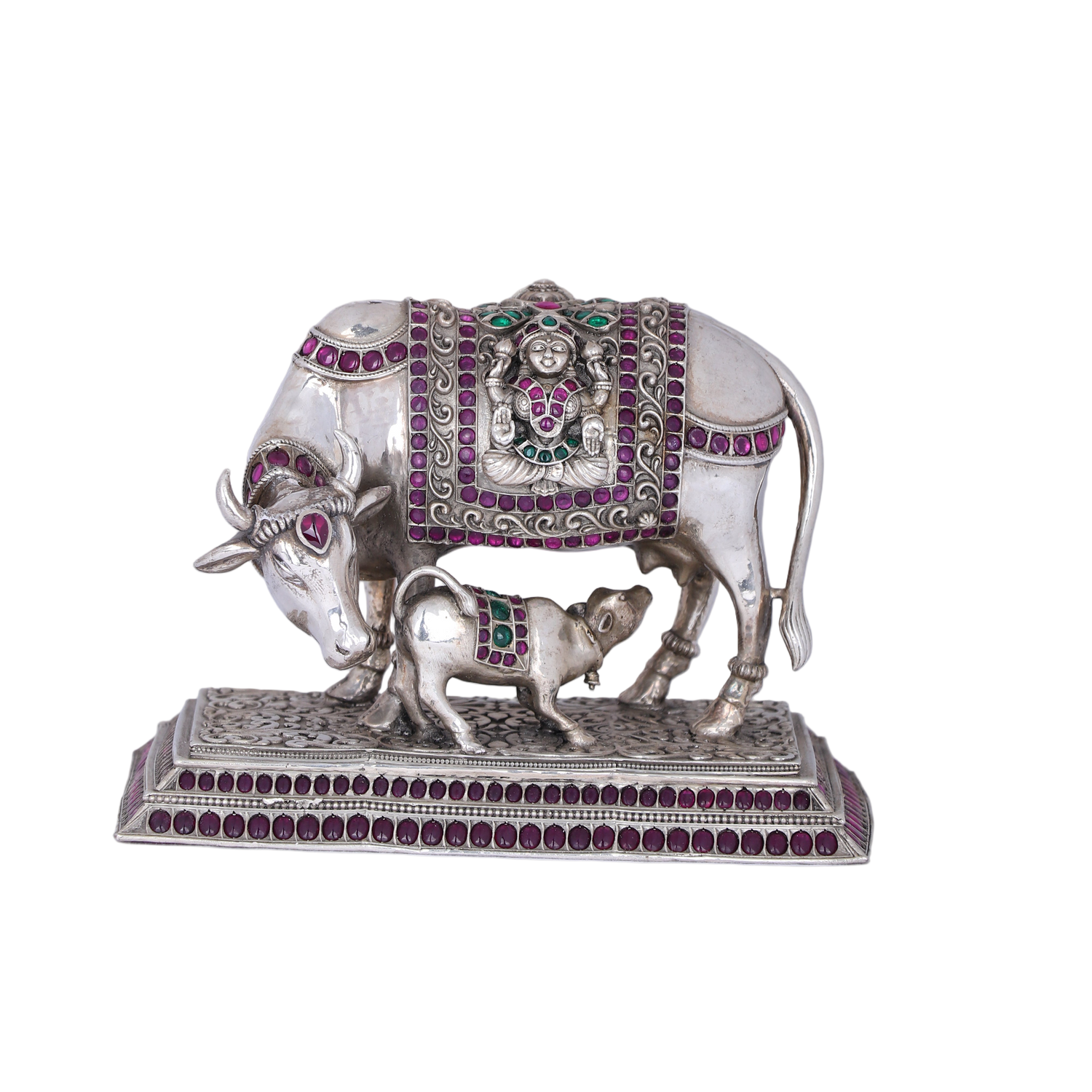 Divine Tapestry Nakashi Tulsi Kunda – Multifaceted Sacred Planter (516g, H:5.5″ W:4.5″)