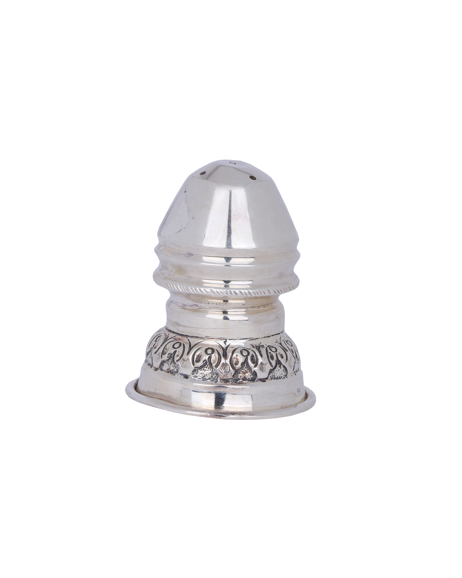 Temple-Grade Sterling Silver Agarbatti Stand – Sacred Linga Base Display