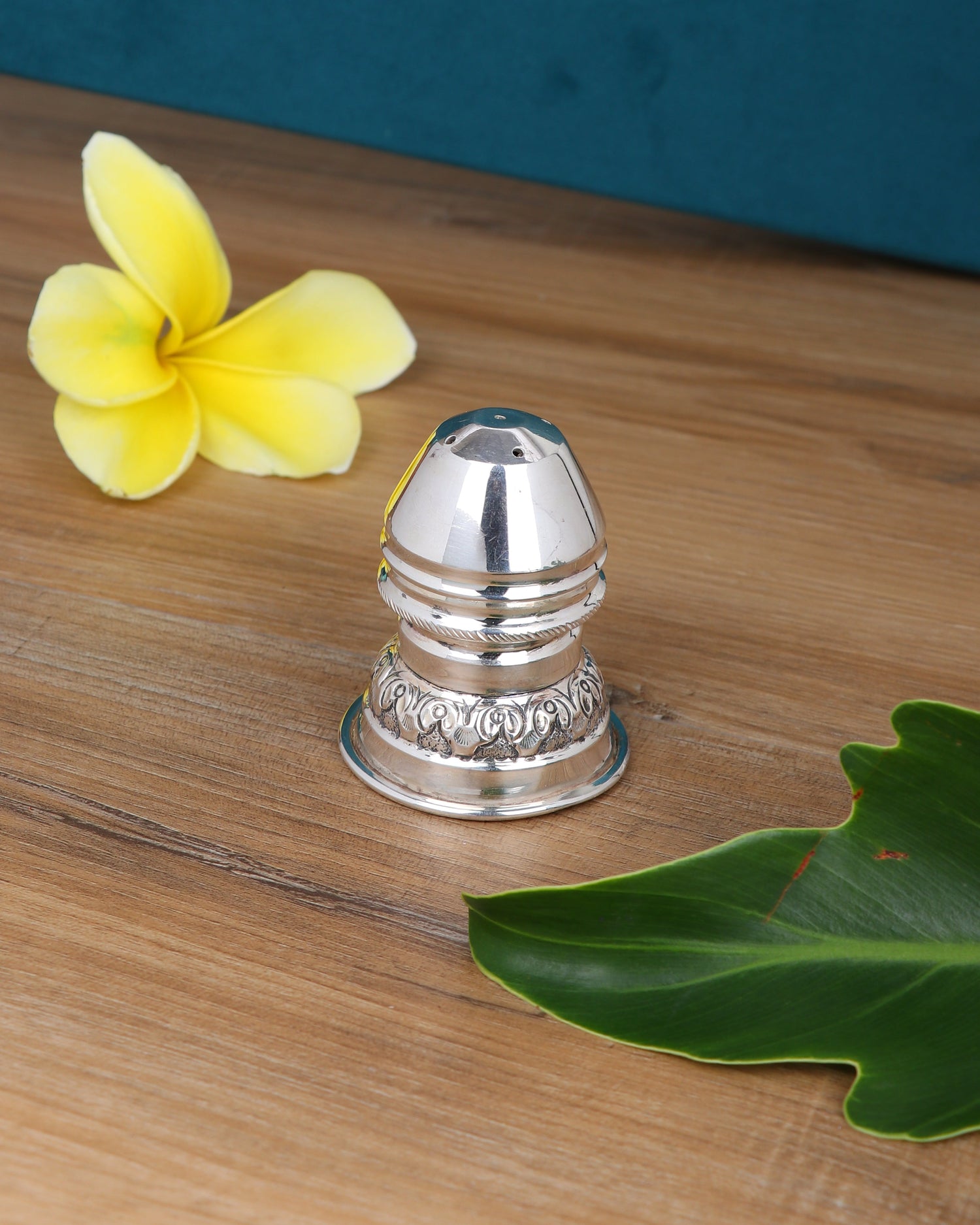 Temple-Grade Sterling Silver Agarbatti Stand – Sacred Linga Base Display