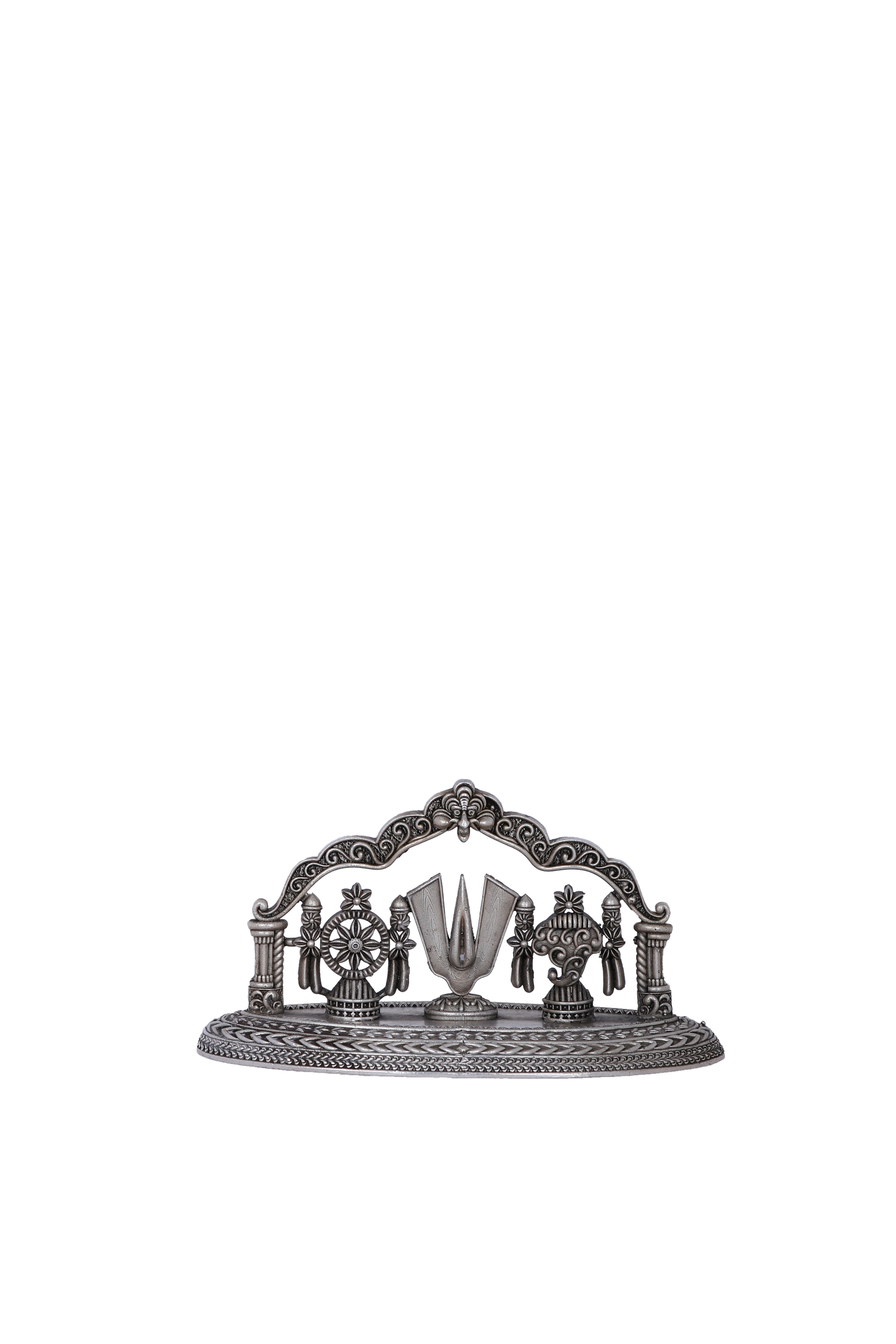Tirupati Balaji Namam for Pooja Mandir Decor Pure 925 Silver