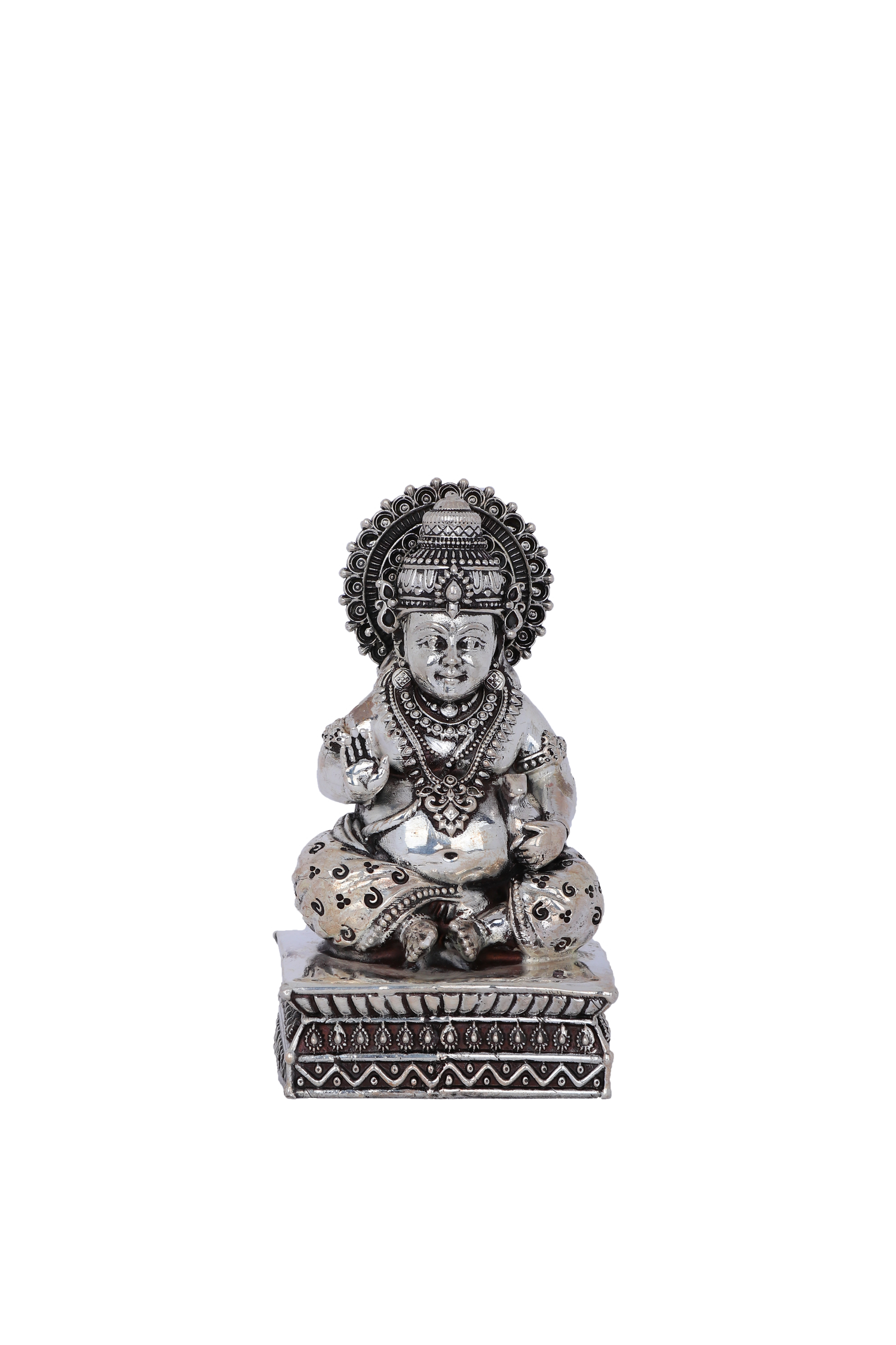 Massive Pure 925 Silver Bal Krishna Murti for Home Temple