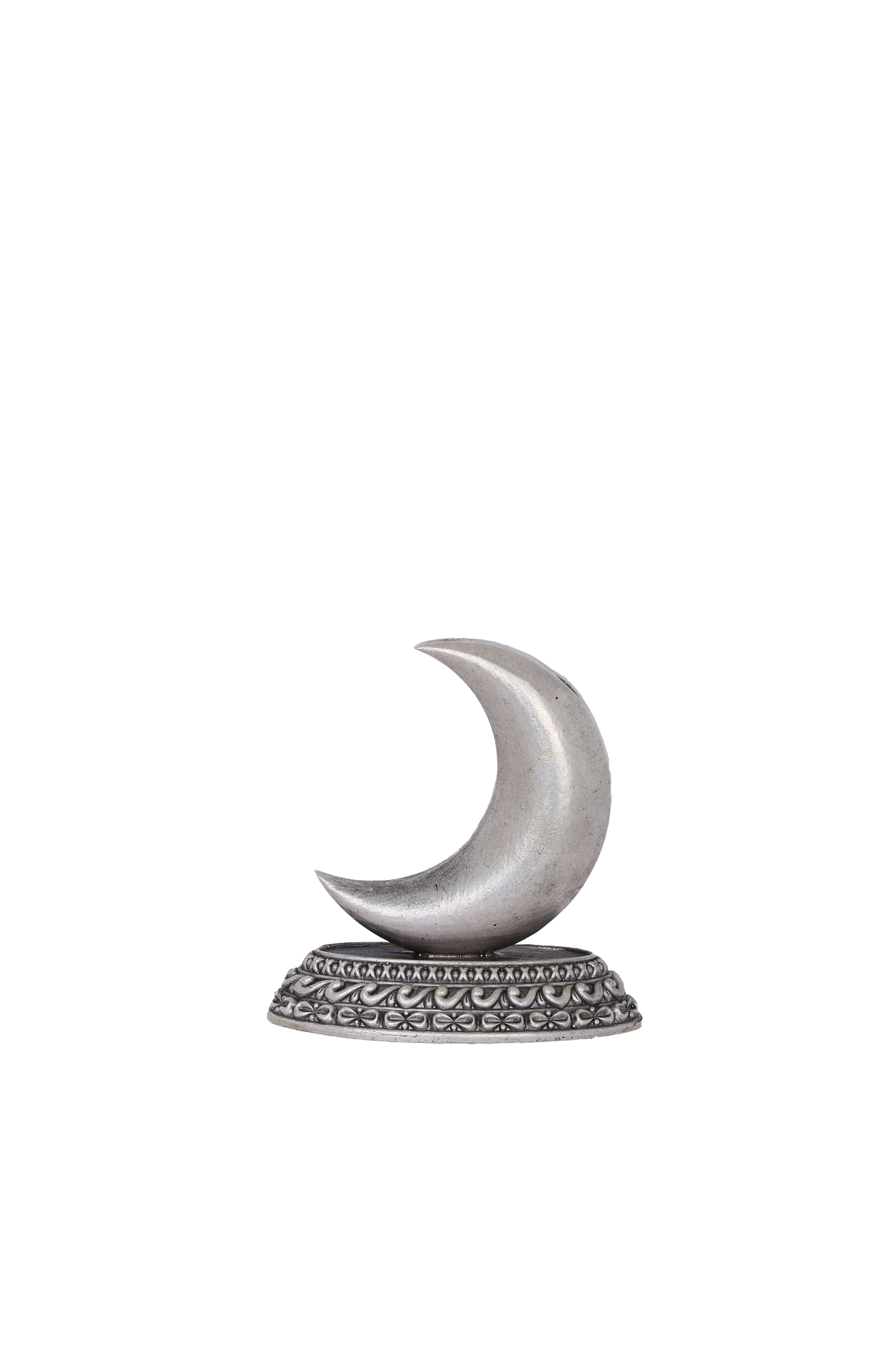 Pure 925 Silver Chandra Dev Idol for Navagraha Pooja & Vastu