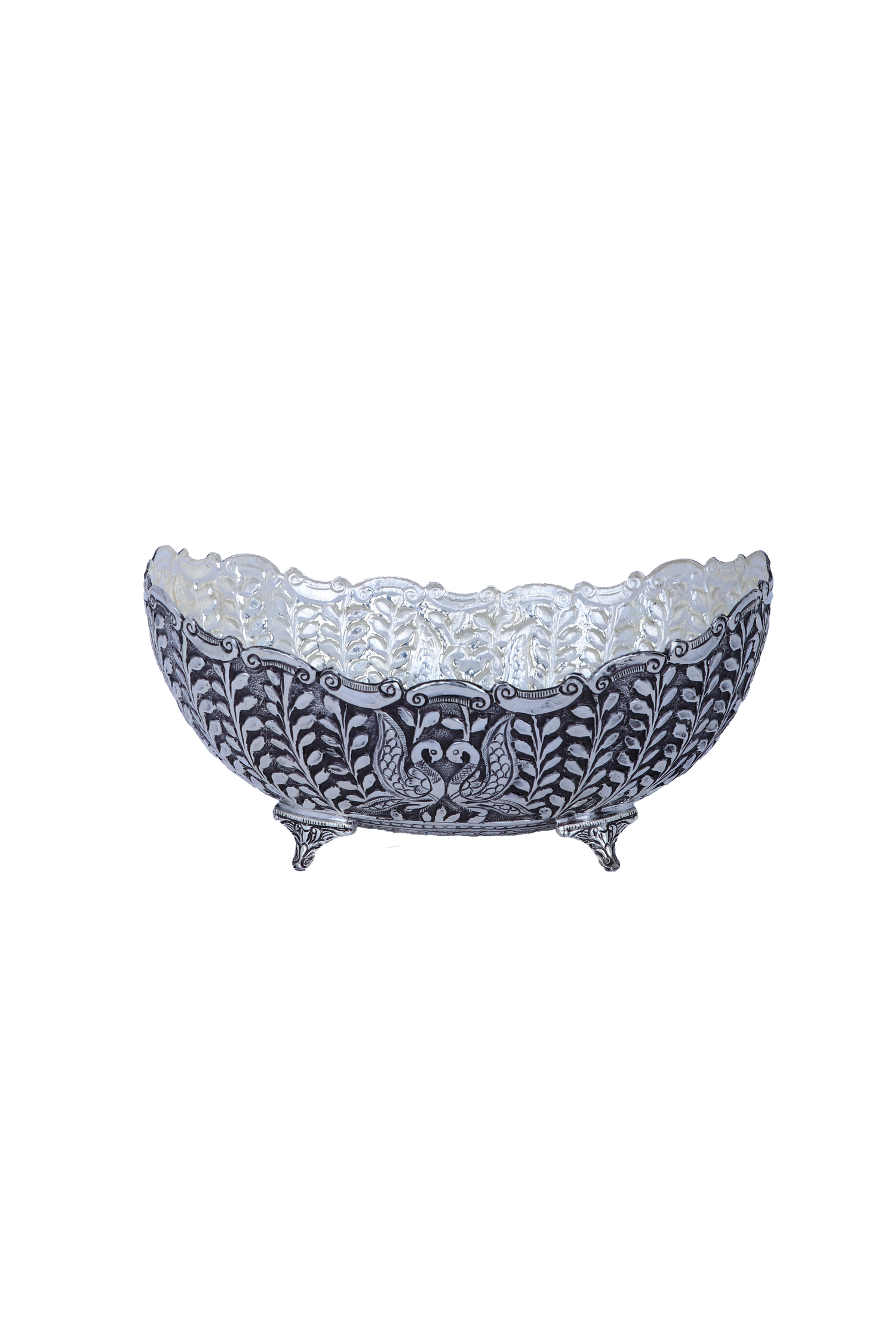 925 Silver Jali/Cutwork Decorative Bowl (605g) - Enduring Gift