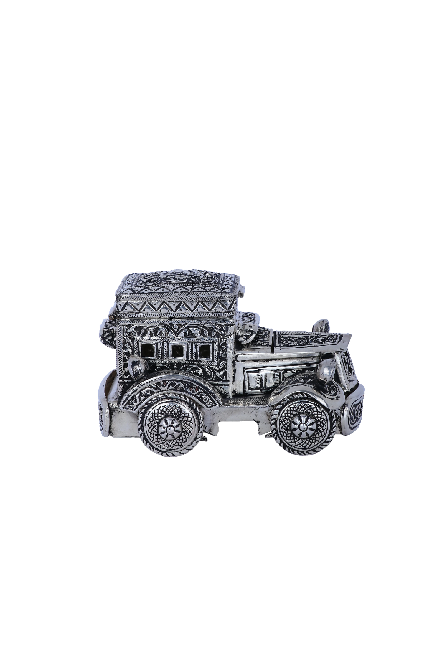 Heavy 638g Silver Decorative Rolls Royce Model for Collectors