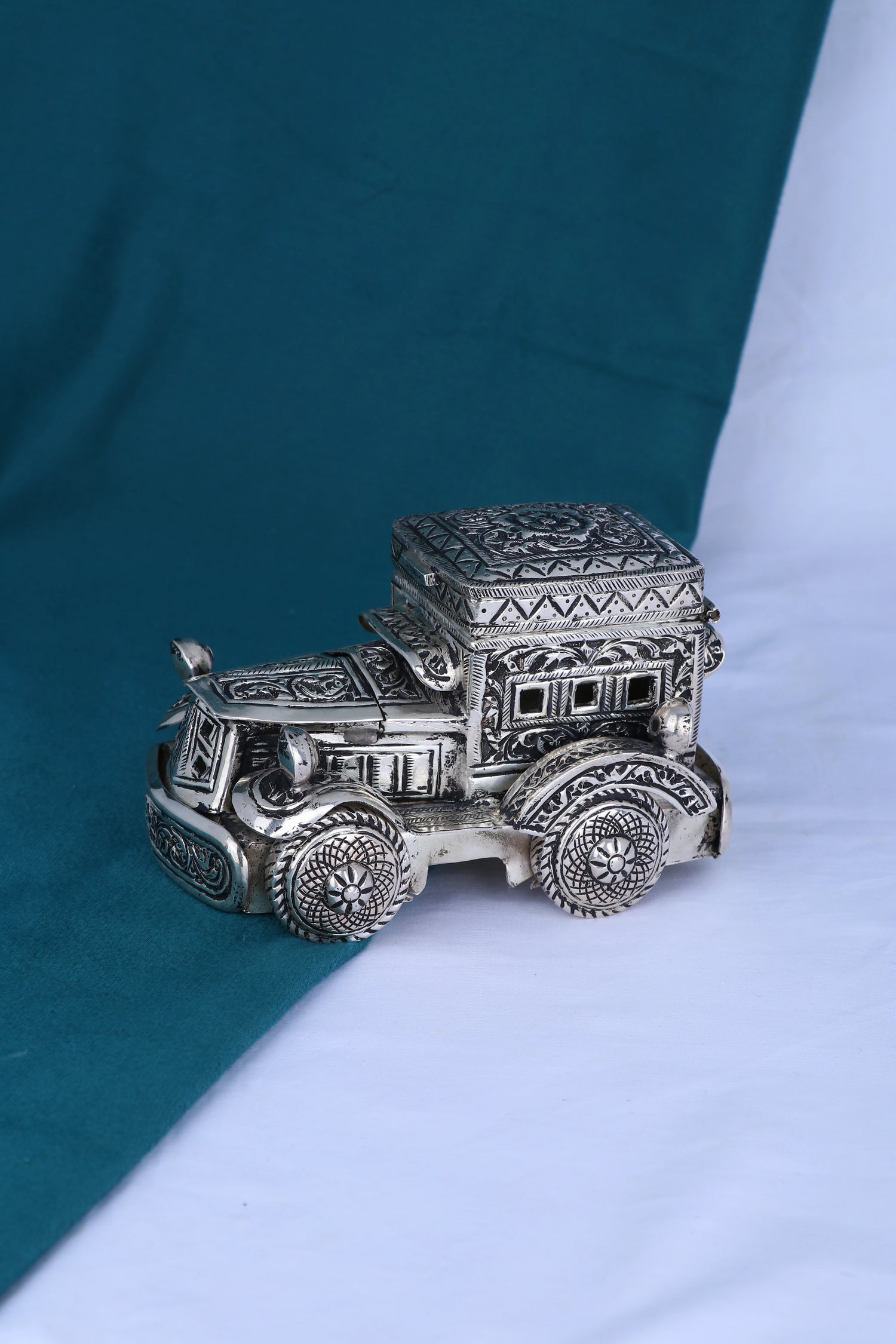 925 Sterling Silver Antique Rolls Royce Model (491g) for Gifting