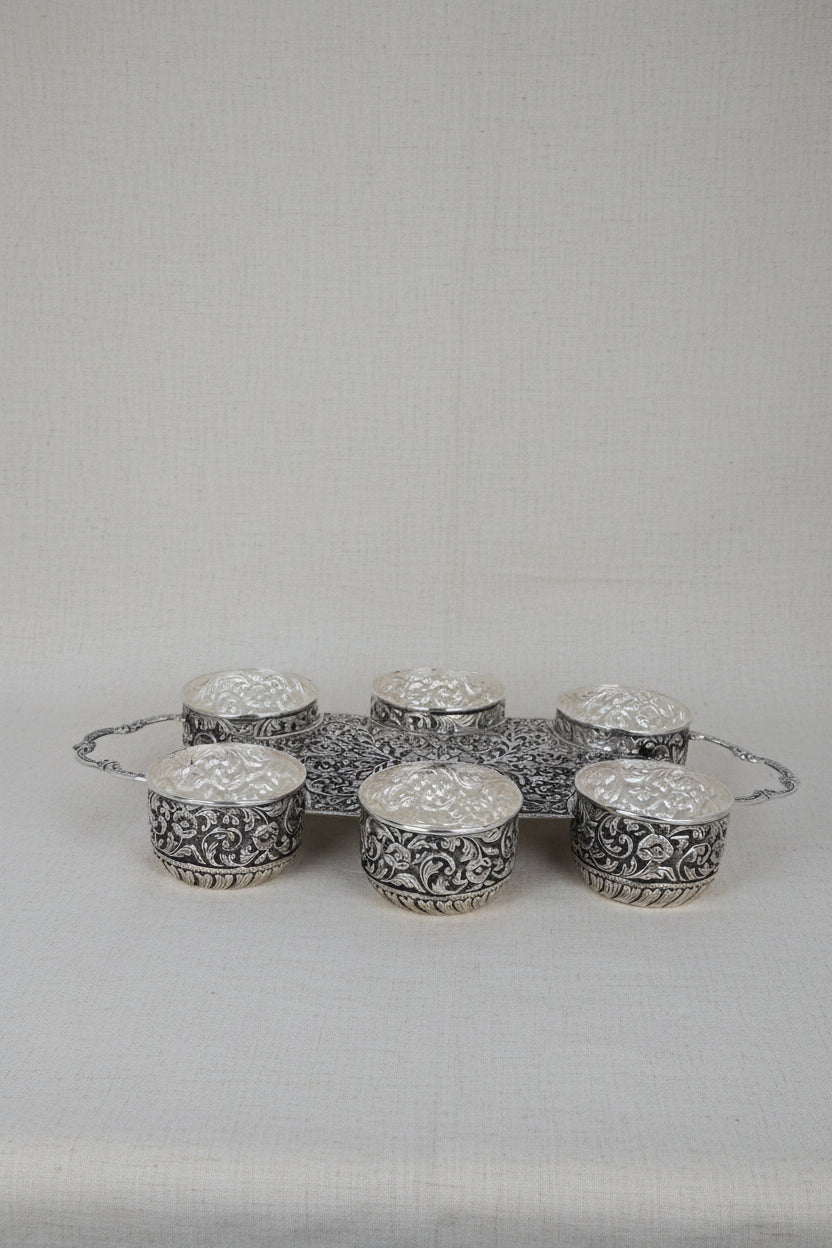 Luxurious 925 Silver Serving Bowl, 9.2" Wide - Heirloom Gift