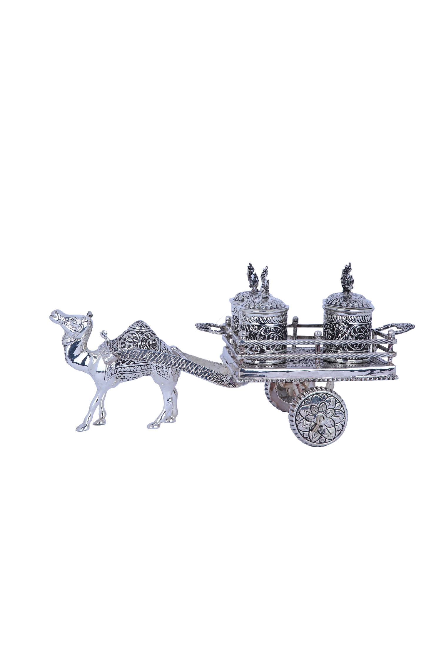 Show Massive 1985g Sterling Silver Camel Showpiece for Grand Gifting