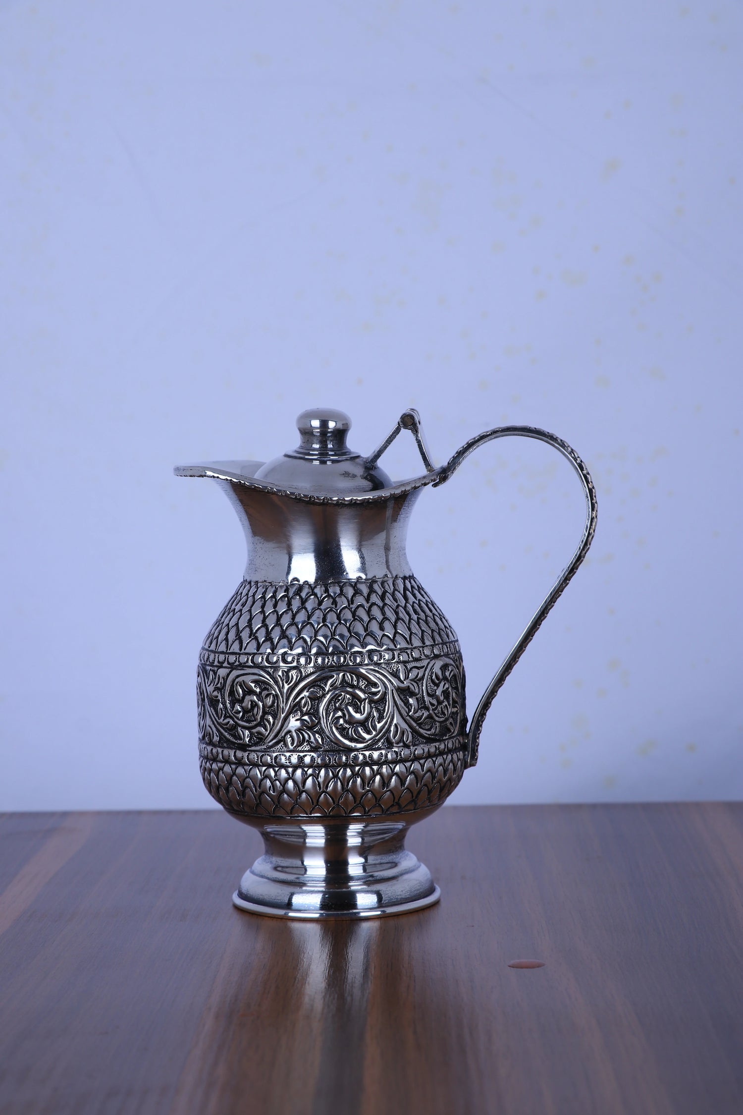 Pure 925 Silver Handcrafted Water Jug for Luxury Dining Set