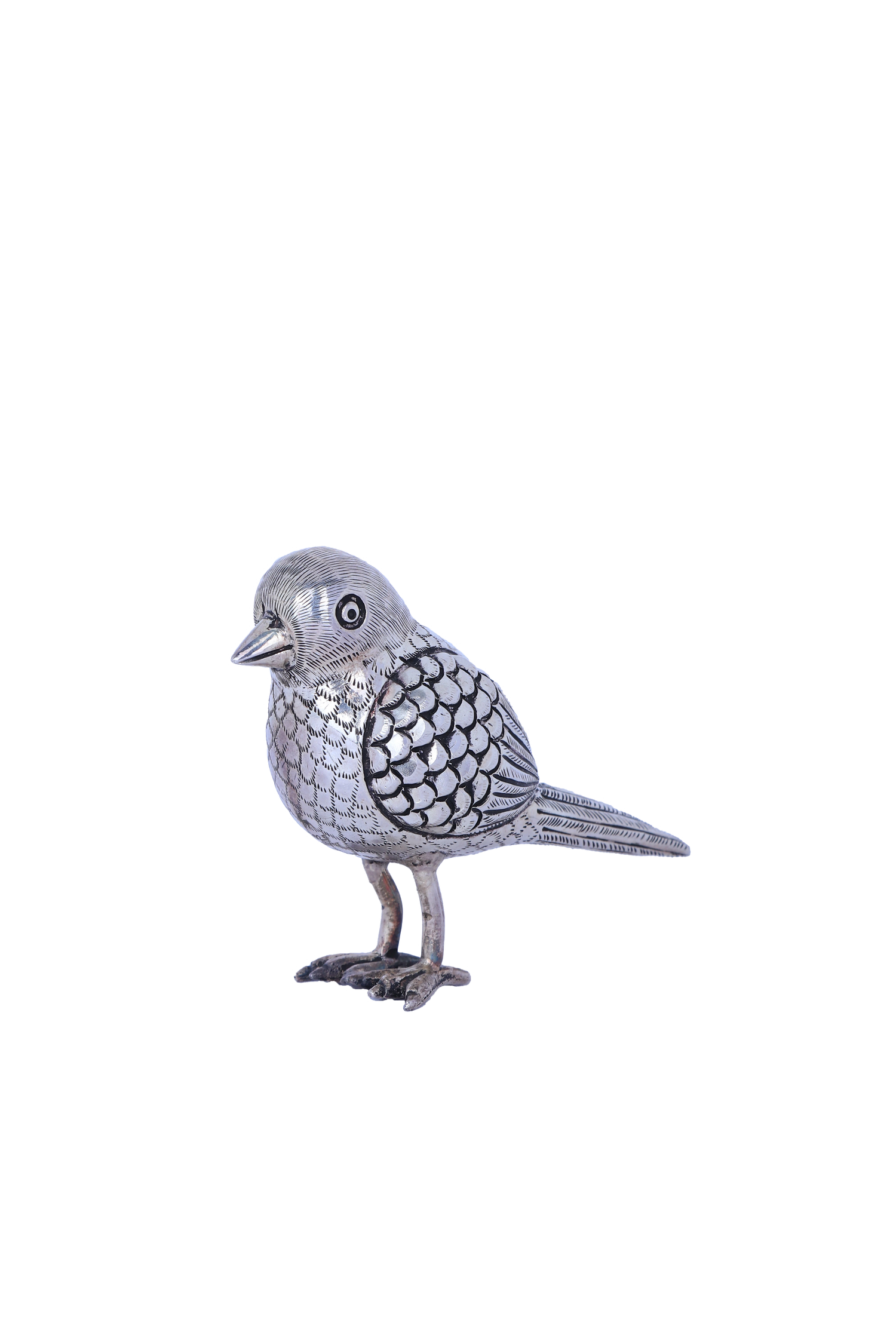 Pure 925 Silver Pigeon Statue (104.8g) - Elegant Enduring Home Decor