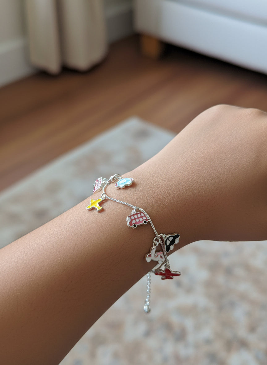 Sterling Silver Hand-Carved Baby Bracelets | Heirloom Jewelry Gift