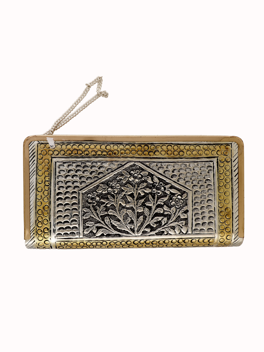 Luxury 925 Silver Clutch Bag | Highly Detailed Special Occasion