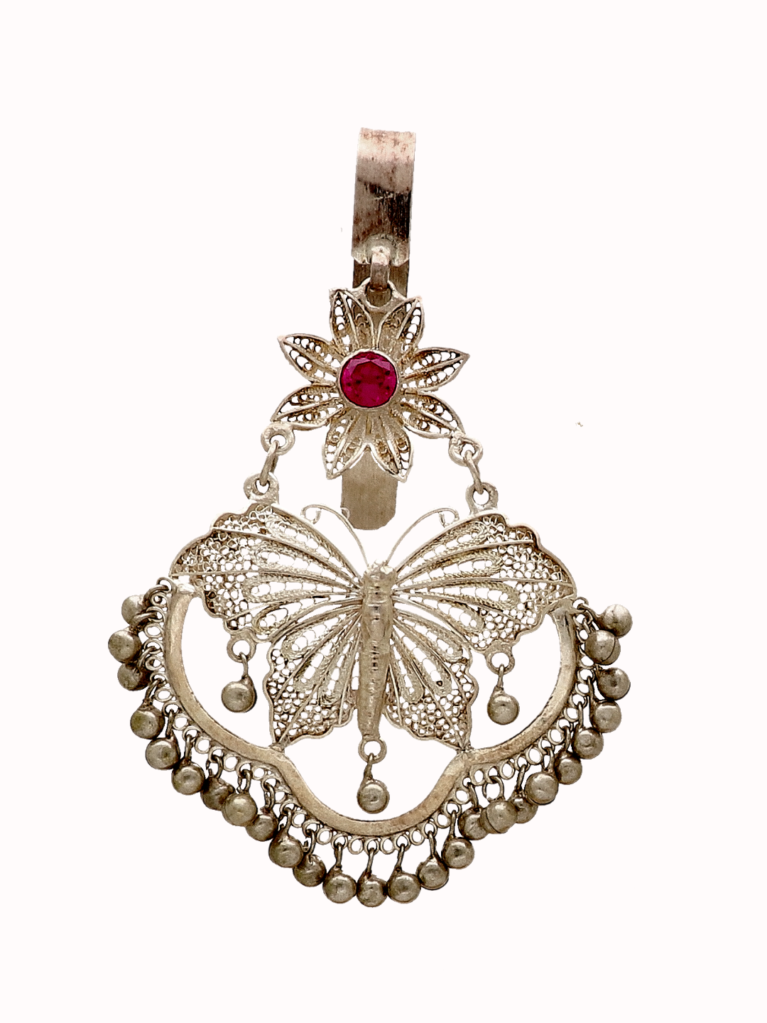 Pure 925 Silver Filigree Key Ring | Fine Handcrafted Accessory