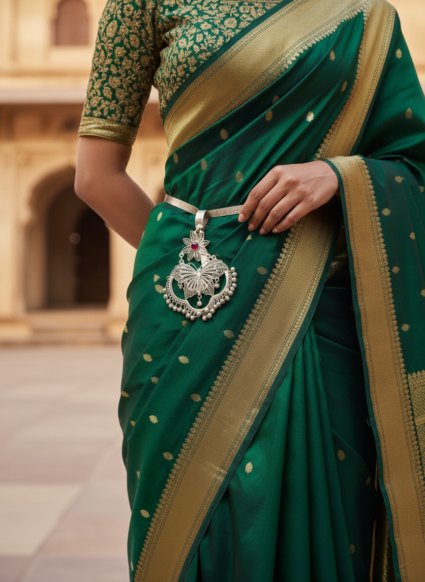 Pure 925 Silver Filigree Key Ring | Fine Handcrafted Accessory