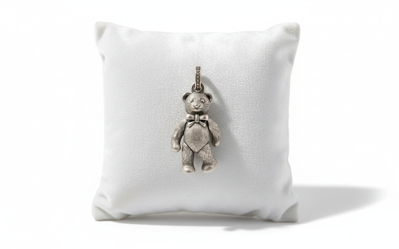Certified 925 Pure Silver Bear Themed Charms | Meaningful Accessory Set
