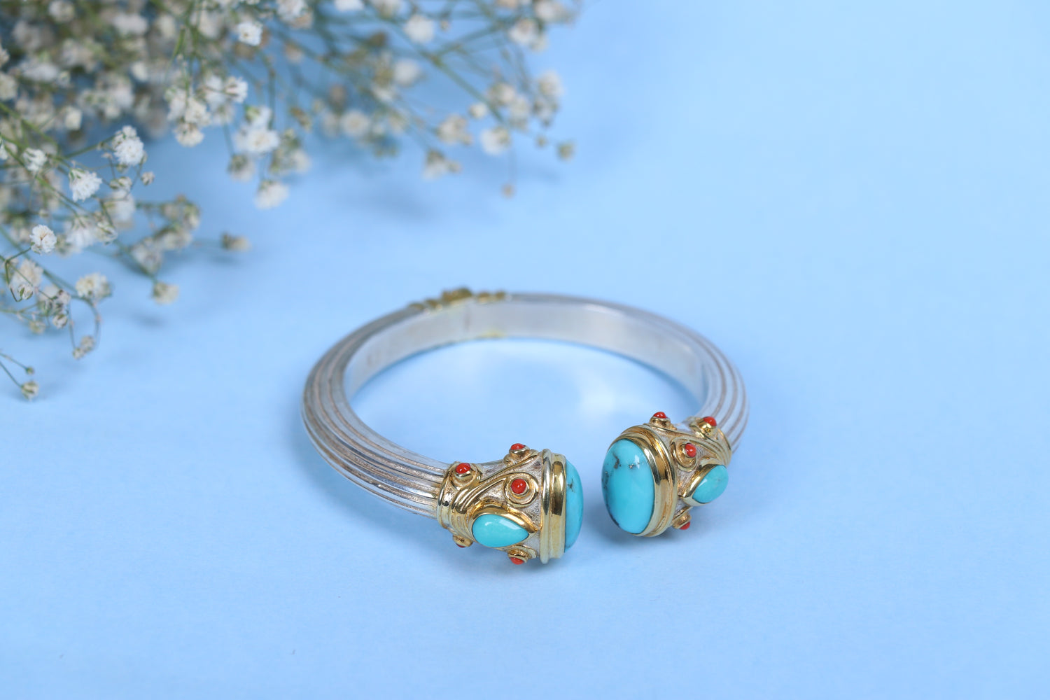 Luxurious 925 Silver Kada - Minimalist Heirloom Gift