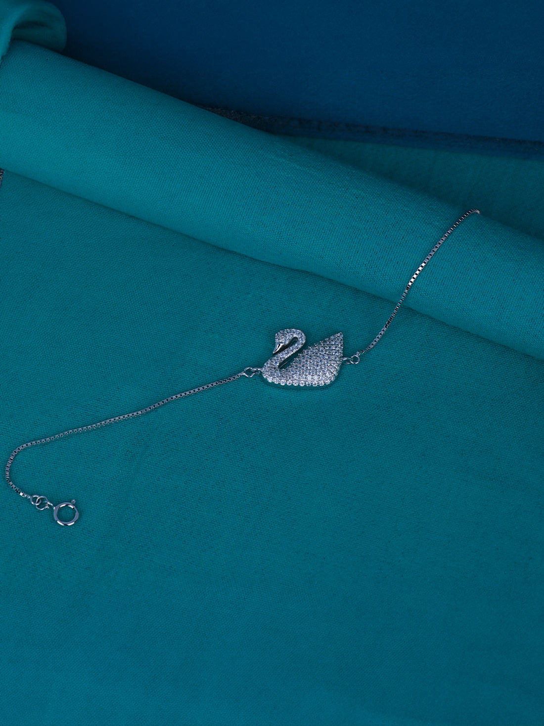 92.5 Pure Silver Swan Elegance Bracelet | EveryDay Silver Jewellery