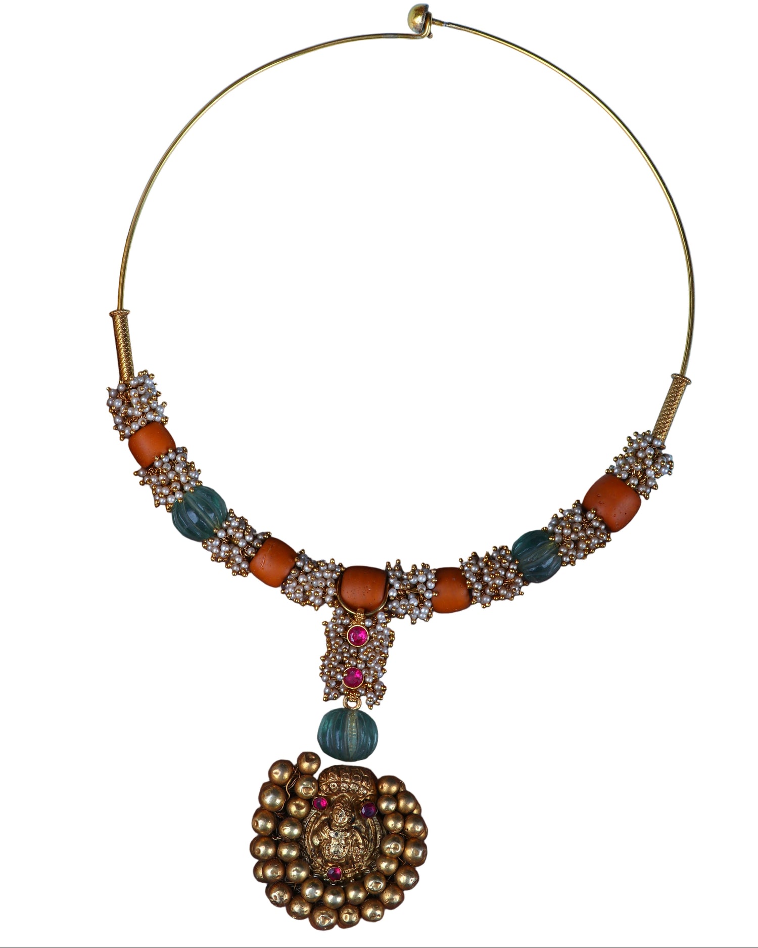 Heirloom Pure 925 Silver Long Necklace – Intricate Artistry