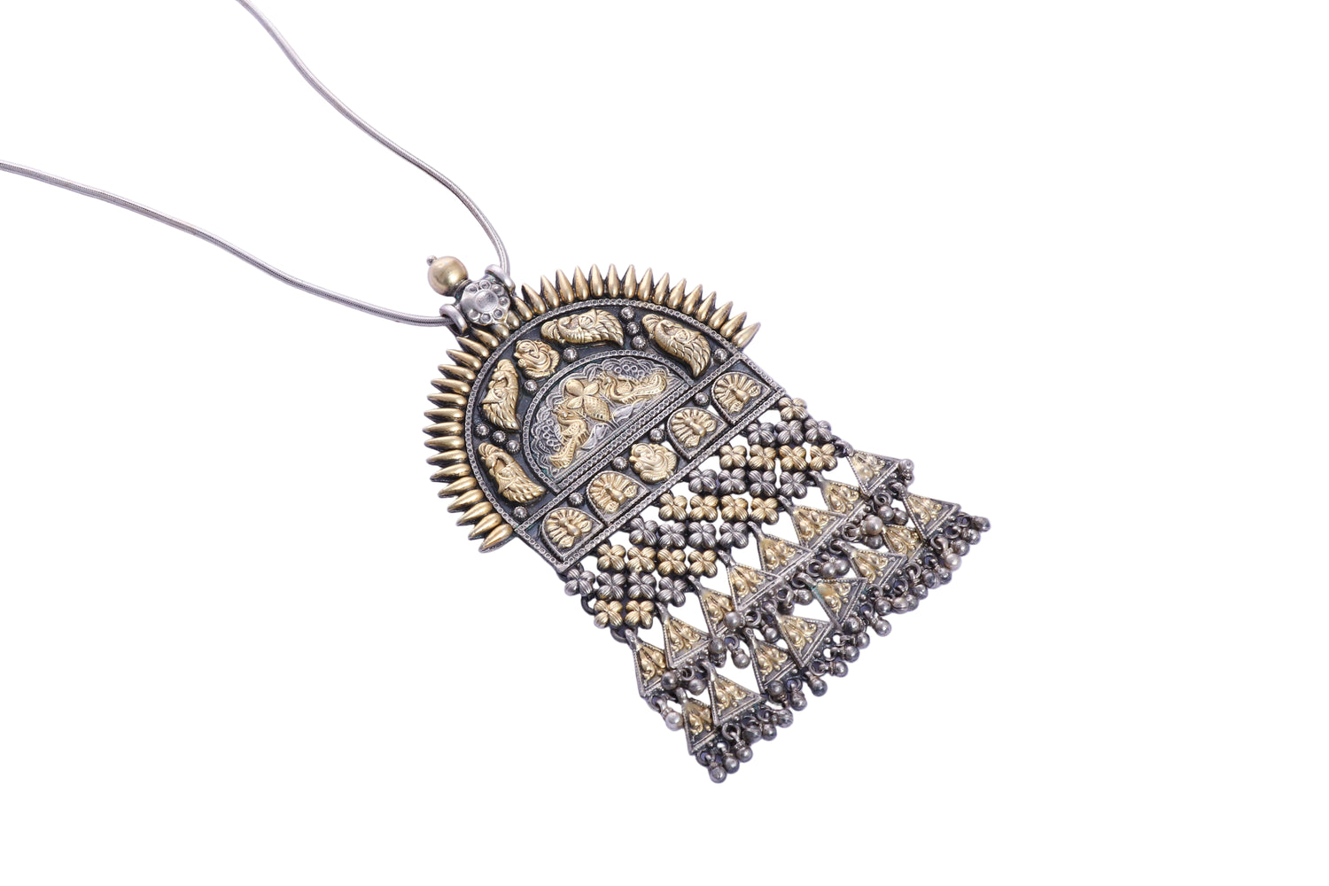 Heavy 925 Silver Tribal Jewelry - Auspicious Festive Wear