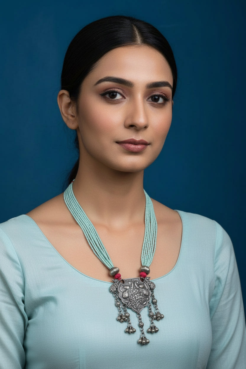 925 Silver Continuous Link Necklace – Enduring Minimalist Style