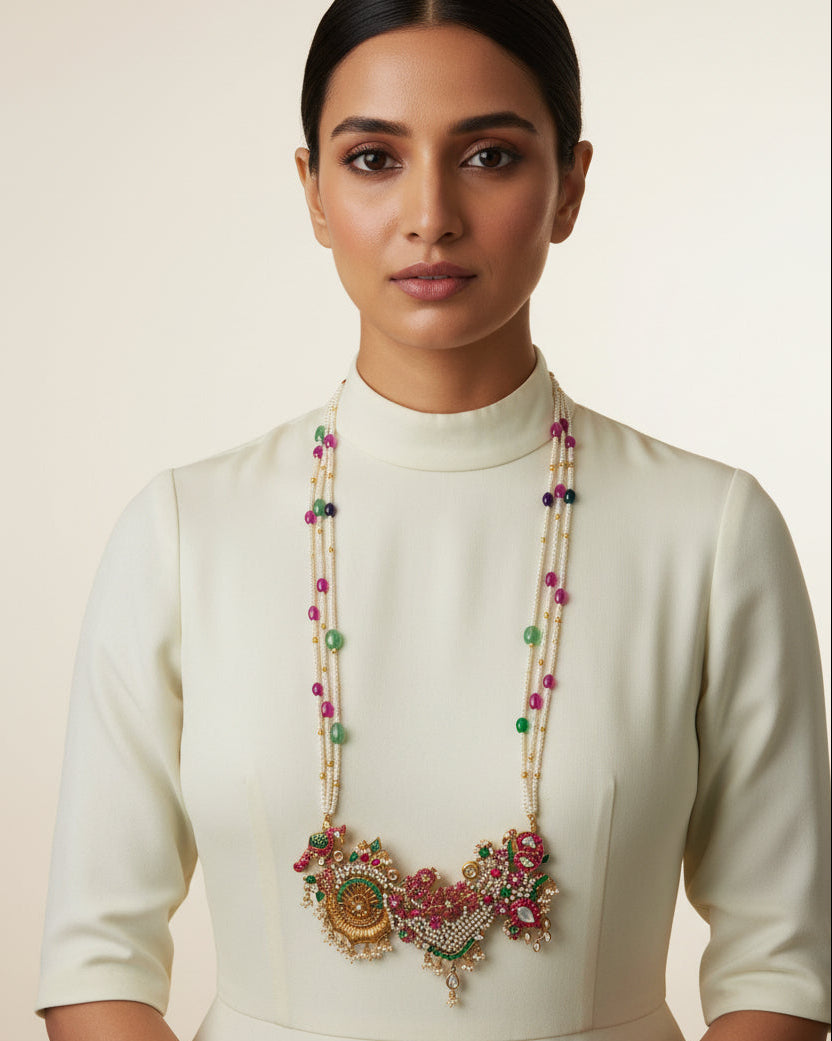 925 Silver Continuous Link Neclace – Enduring Minimalist Mala