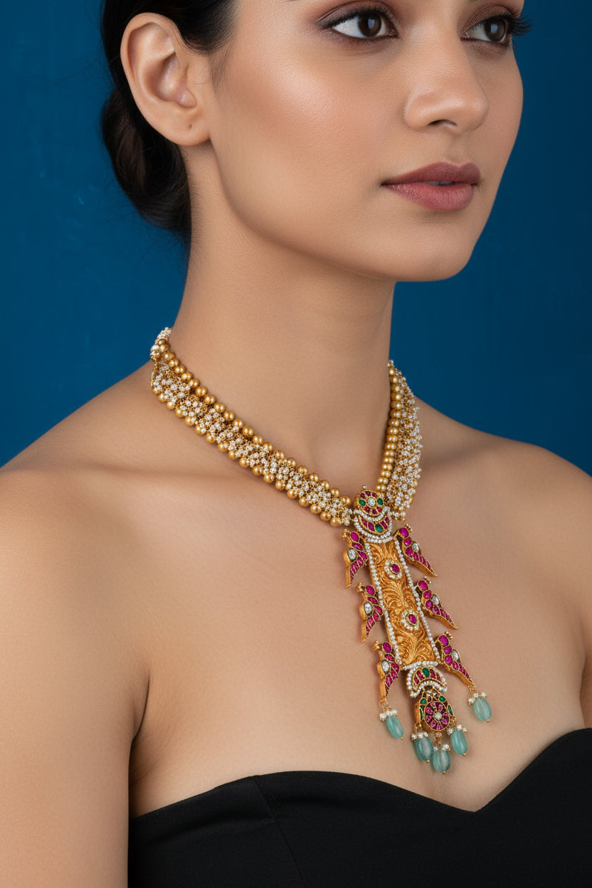 Heavy 925 Silver Kundan Jewelry - Auspicious Festive Wear