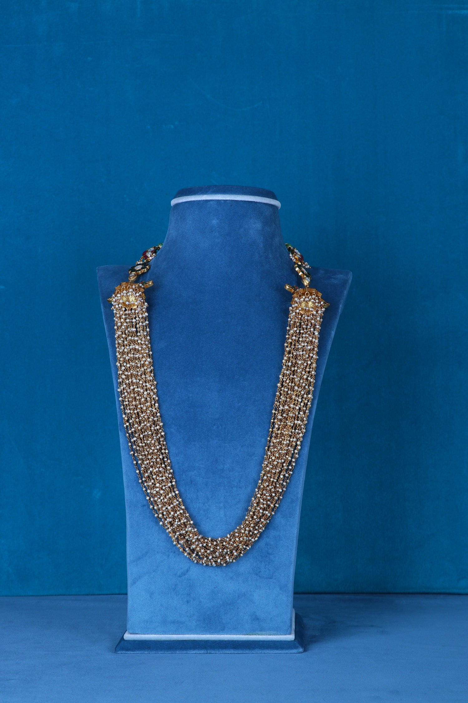 925 Silver Ornate Link Mala Neclace for Daily Rituals