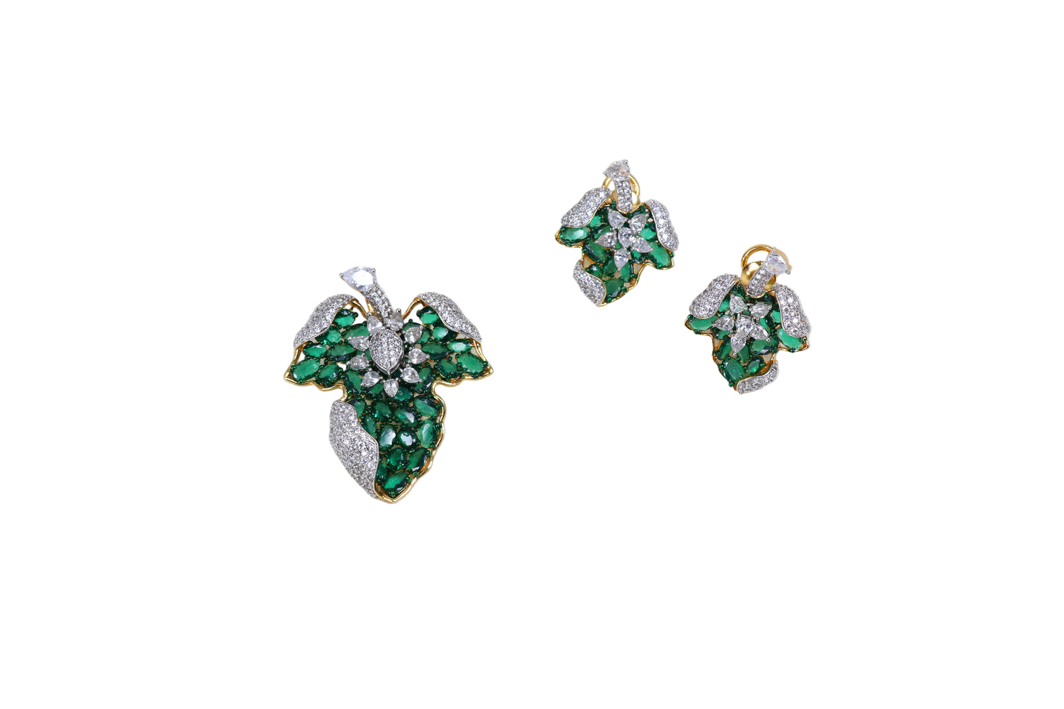 Luxurious 925 Silver Pendant & Earrings - Heirloom Gifting