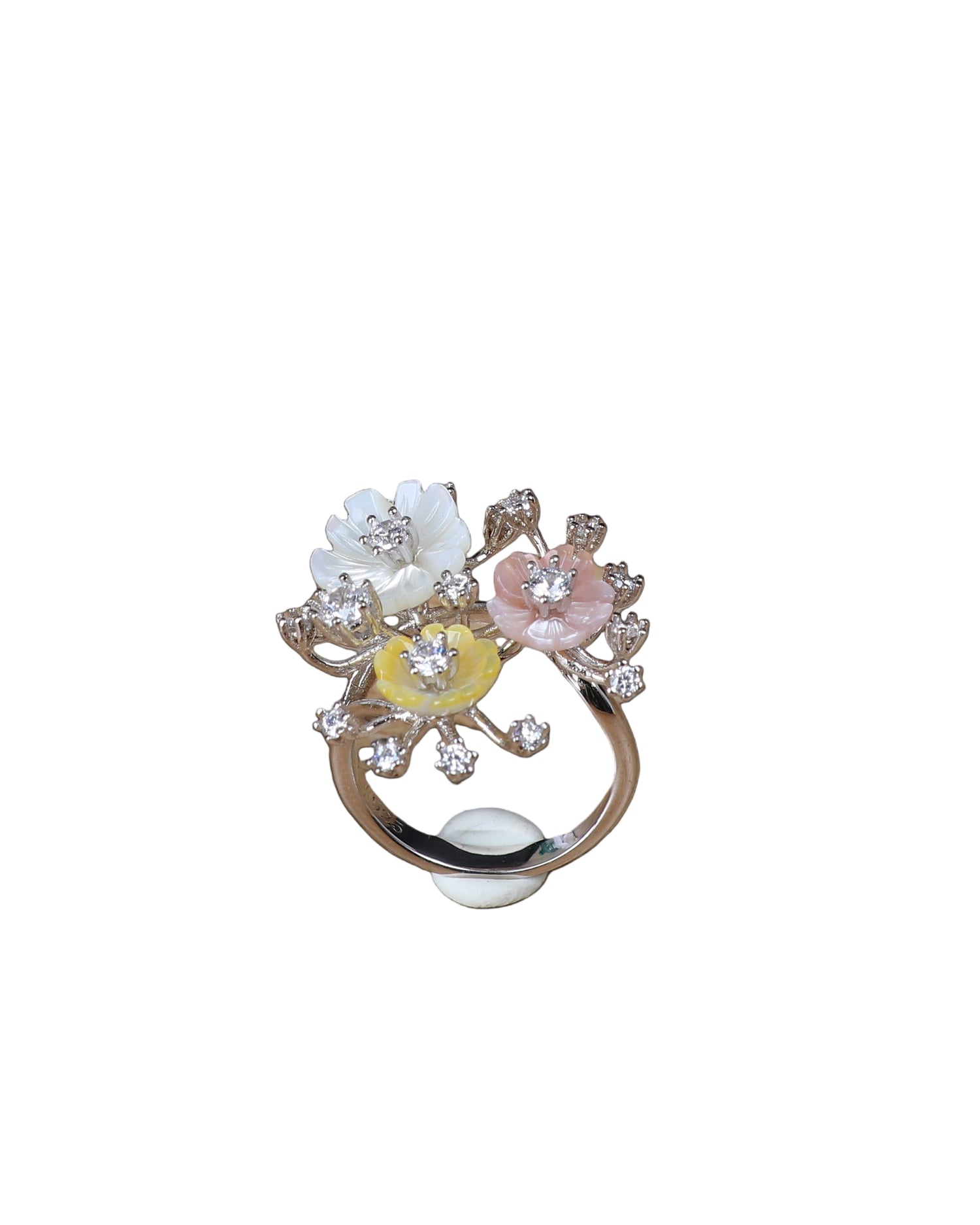 Pure Sterling Silver Statement Ring for Festive Wear & Fidelity