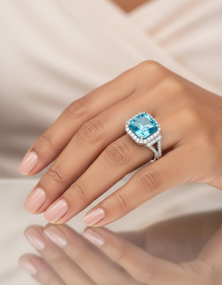 925 Silver Textured Band Ring for Continuous Wear