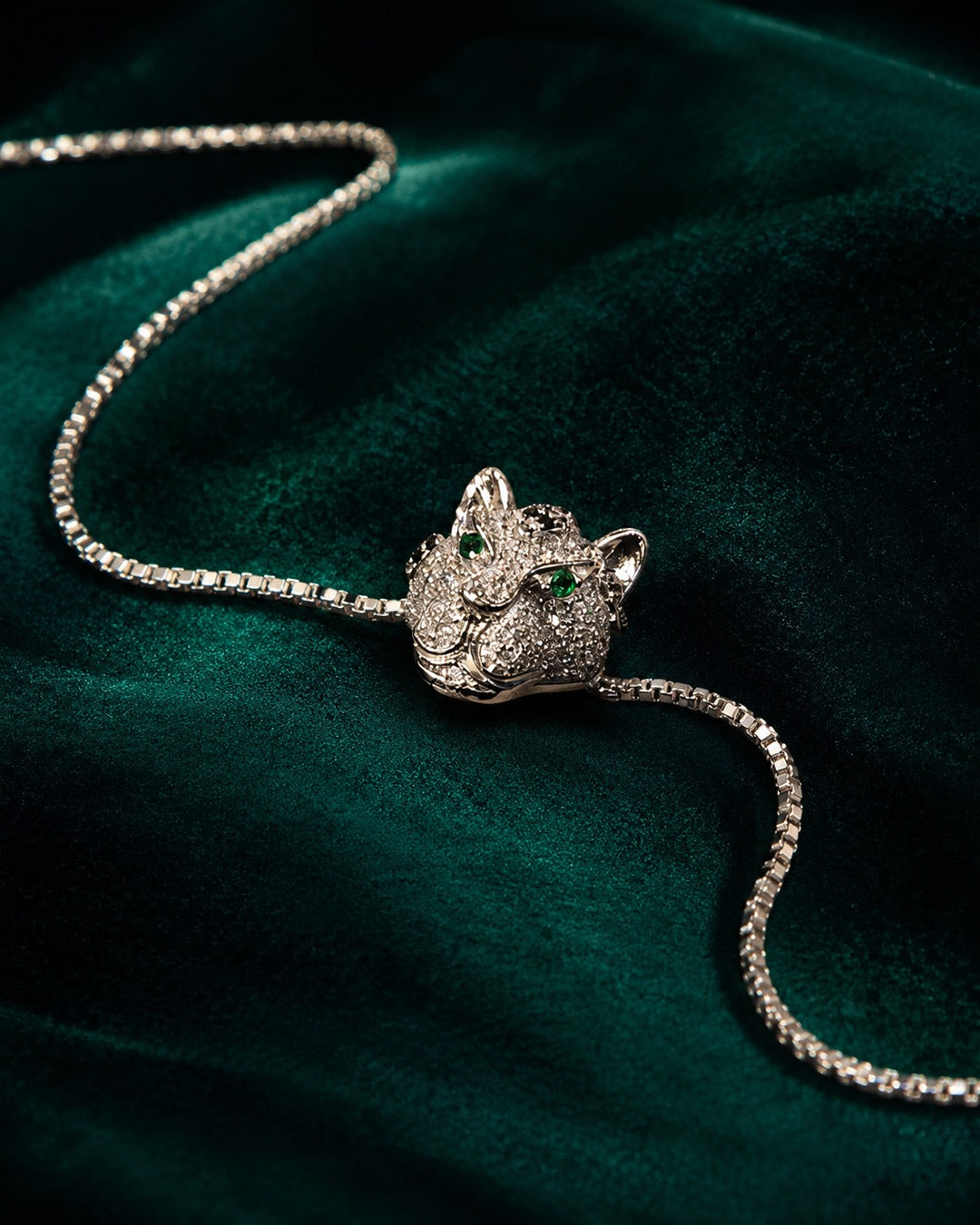 Pure silver cheeta bracelet