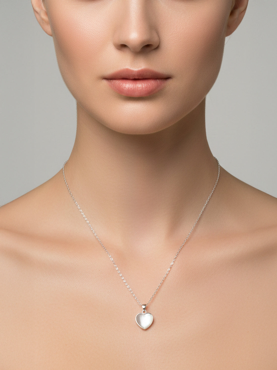 925 Pure Silver Heart Chain - Romantic Valentine's Spark