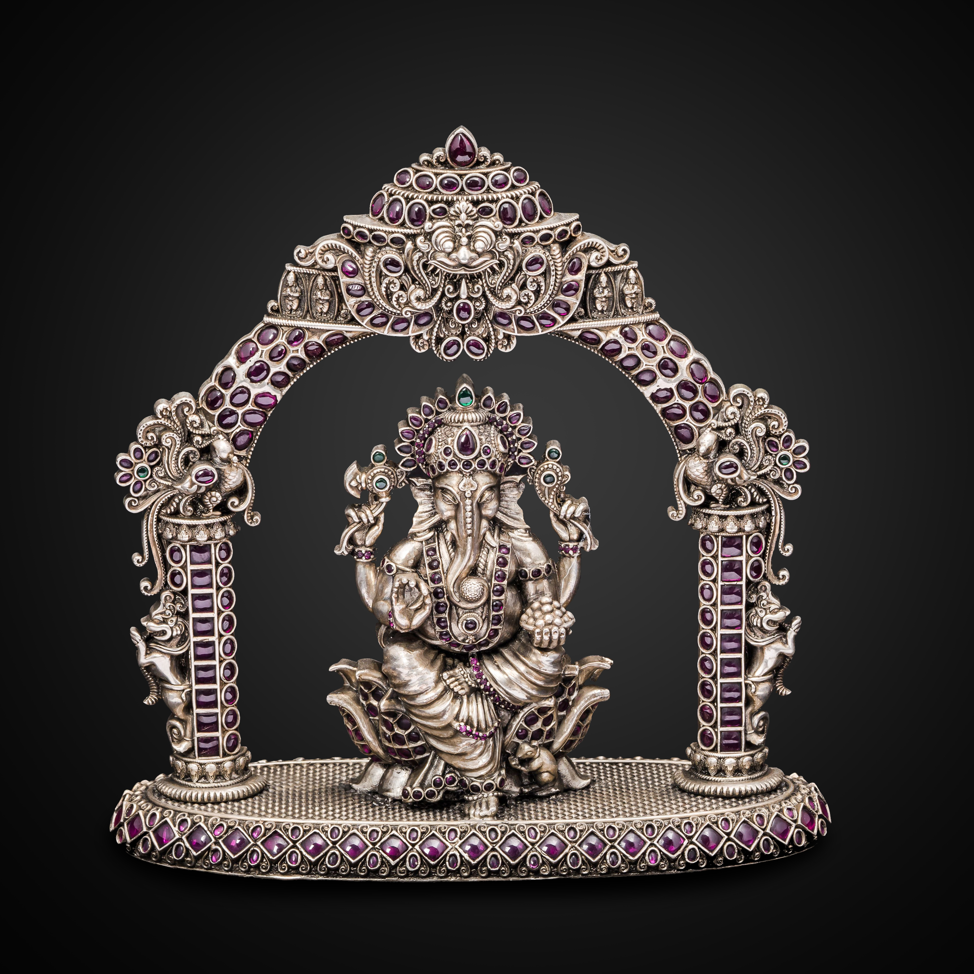 Ganesh Silver Idol
